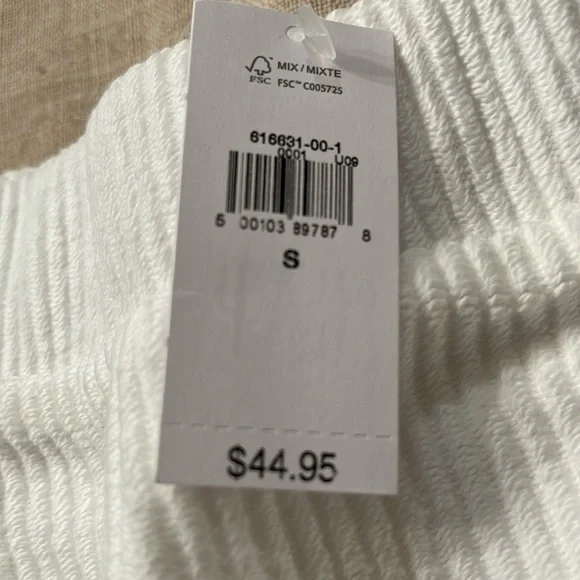 Gap Off White Rib Easy Shorts/NWT/Various - Picture 7 of 11